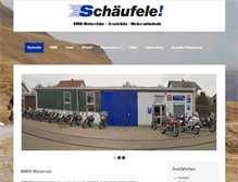Tablet Screenshot of motorrad-schaeufele.de